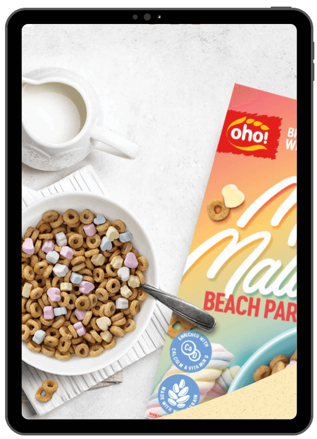 cereal web design